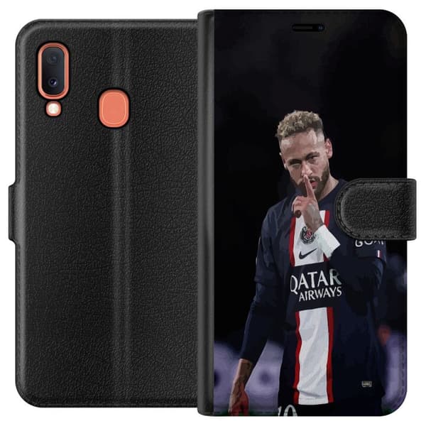 Kompatibelt Lommeboketui til Samsung Galaxy A20e Neymar