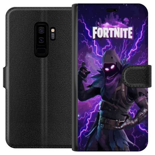 Samsung Galaxy S9+ Tegnebogsetui Fortnite Raven
