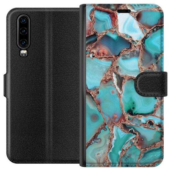 Huawei P30 Lompakkokotelo Santorini