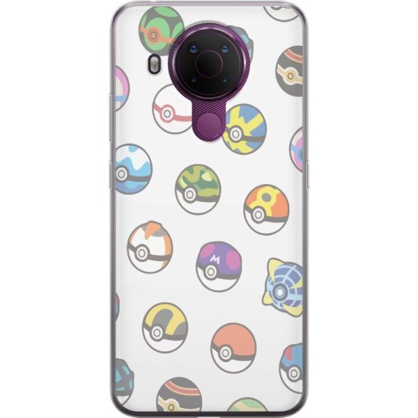 Nokia 5.4 Gennemsigtig cover Pokemon