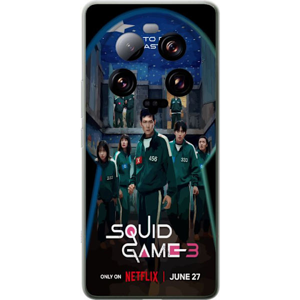 Xiaomi 13 Ultra Läpinäkyvä kuori Squid Game Kausi 3 TV-sarjan hahmot Suositut TV-sarja Motiivit Ikoni Jännitys Draama Aasialainen suunnittelu Tren