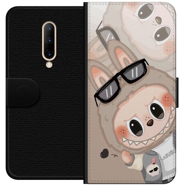 OnePlus 7 Pro Plånboksfodral Labubu Rainbow Chaos – Färggl