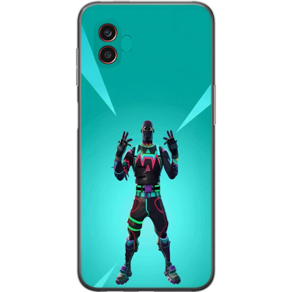 Samsung Galaxy Xcover6 Pro Genomskinligt Skal black knight fortnite