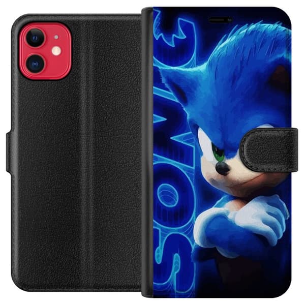 Kompatibel Tegnebogsetui til Apple iPhone 11 Sonic the Hedgehog