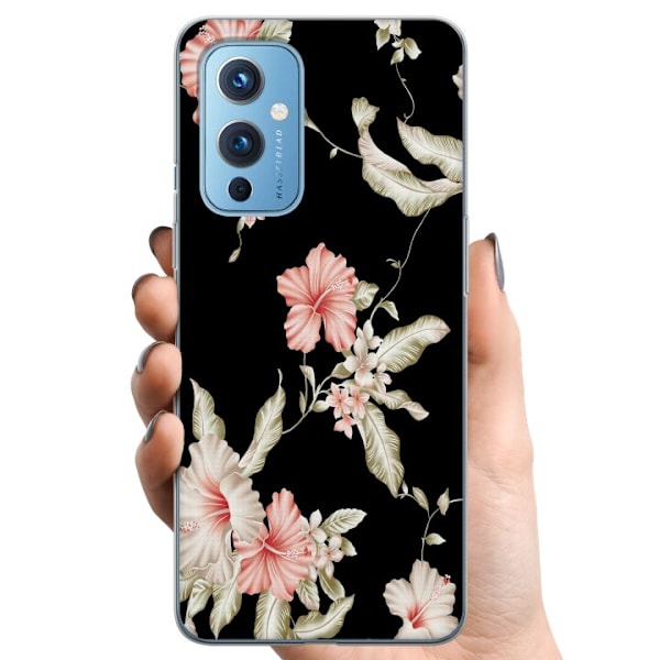 OnePlus 9 TPU Mobilcover Blomster