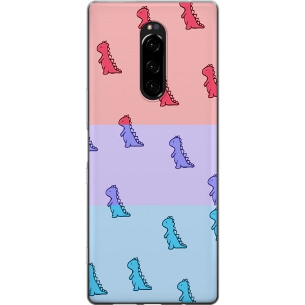 Sony Xperia 1 Gennemsigtig cover Dino