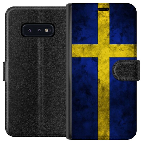 Samsung Galaxy S10e Lommeboketui Sverige Flag