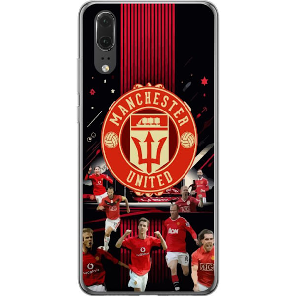 Huawei P20 Läpinäkyvä kuori Manchester United F.C.