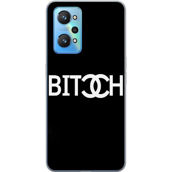 Realme GT Neo2 Gjennomsiktig deksel Bitch Chanel Inspirert Streetstyle Mote Tekstmotiv Trend Ikonsk Stil Urban Design