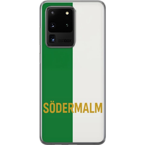 Samsung Galaxy S20 Ultra Läpinäkyvä kuori Södermalm - jalkapallo