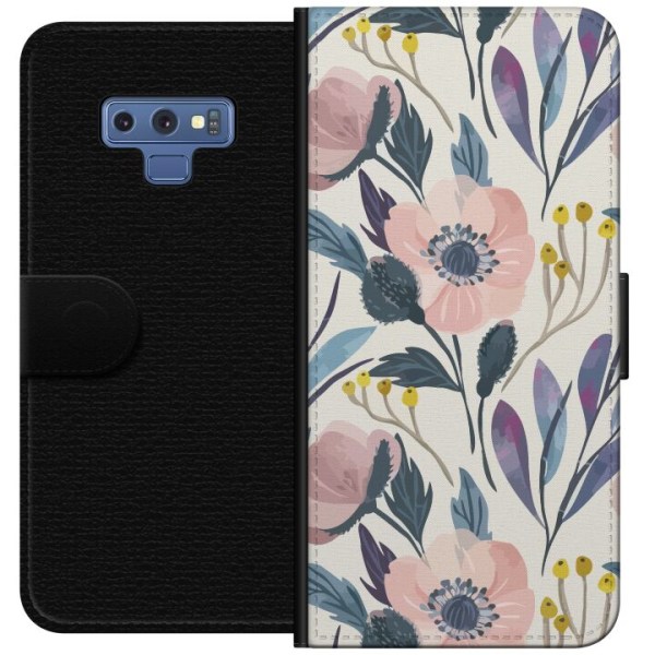 Samsung Galaxy Note9 Plånboksfodral Blomsterlycka