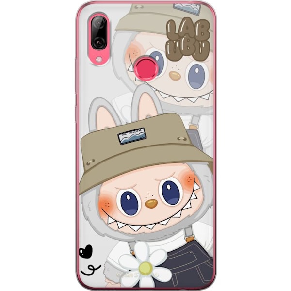 Huawei Y7 (2019) Läpinäkyvä kuori Labubu Minimal Mood - Yks
