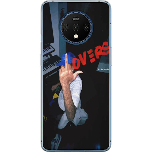 OnePlus 7T Gennemsigtig cover Kærlighed Mystik Design Romantisk Motiv Populært Grafisk Mønster Mode Stil