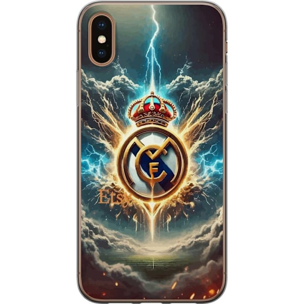 Apple iPhone XS Genomskinligt Skal Real Madrid