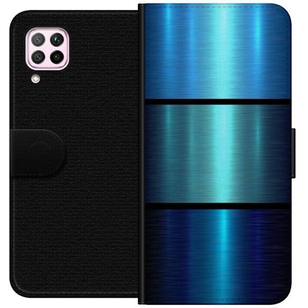 Huawei P40 lite Plånboksfodral Blå