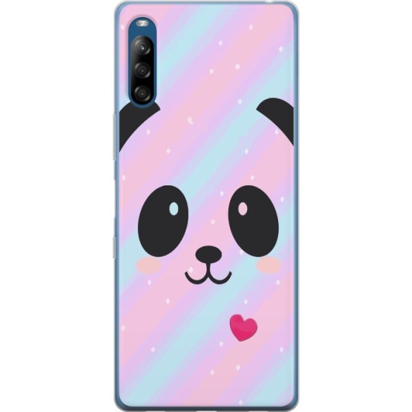 Sony Xperia L4 Läpinäkyvä kuori Sateenkaari Panda