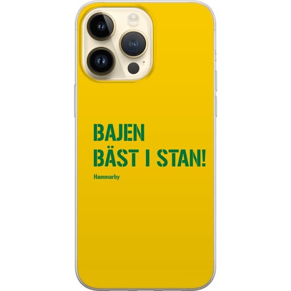 Kompatibelt Mobildeksel til Apple iPhone 15 Pro Max Gul grön sporttext gul