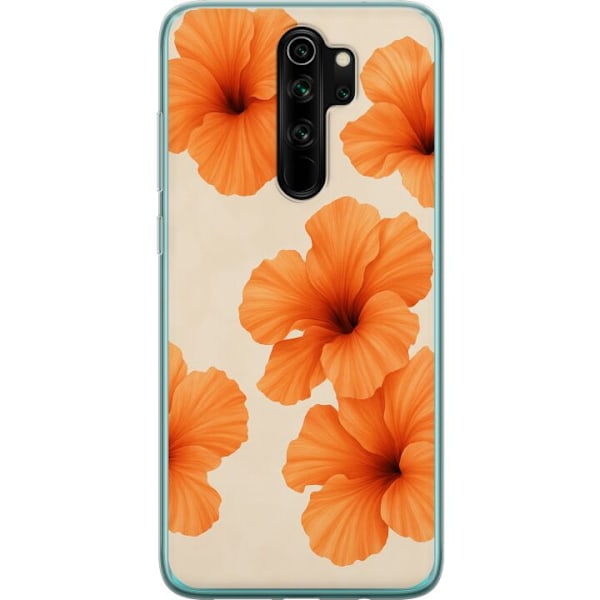 Xiaomi Redmi Note 8 Pro  Gennemsigtig cover Papaya Punch
