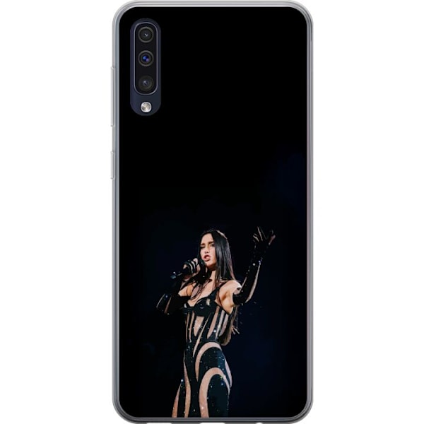 Samsung Galaxy A50 Läpinäkyvä kuori Dua Lipa – Pop Star Aesthetic