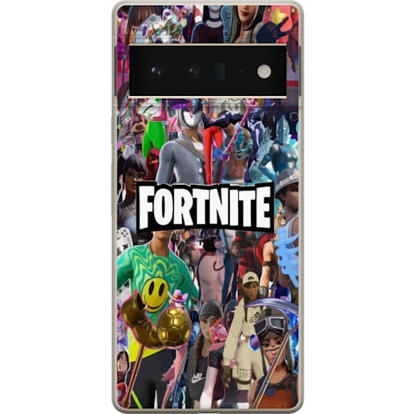 Google Pixel 6 Pro Läpinäkyvä kuori Fortnite