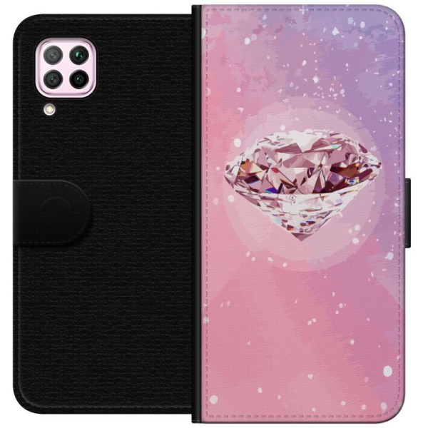 Huawei P40 lite Lommeboketui Glitter Diamant