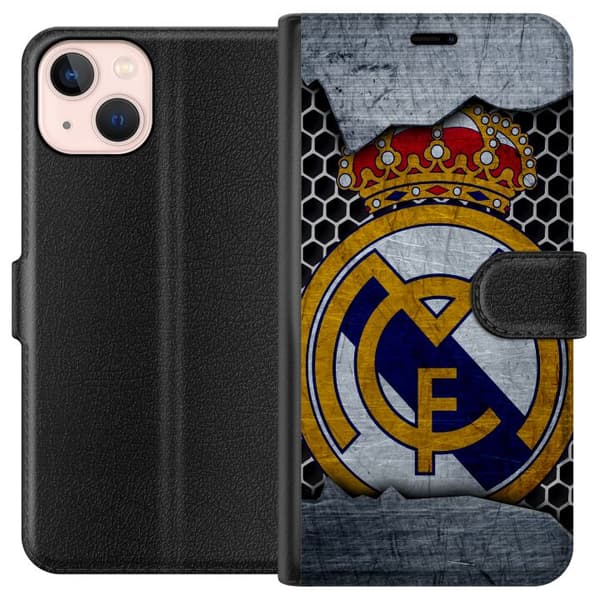 Kompatibelt Plånboksfodral till Apple iPhone 13 mini Real Madrid CF