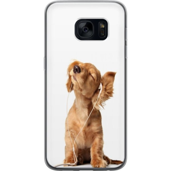 Samsung Galaxy S7 Cover / Mobilcover - Hund