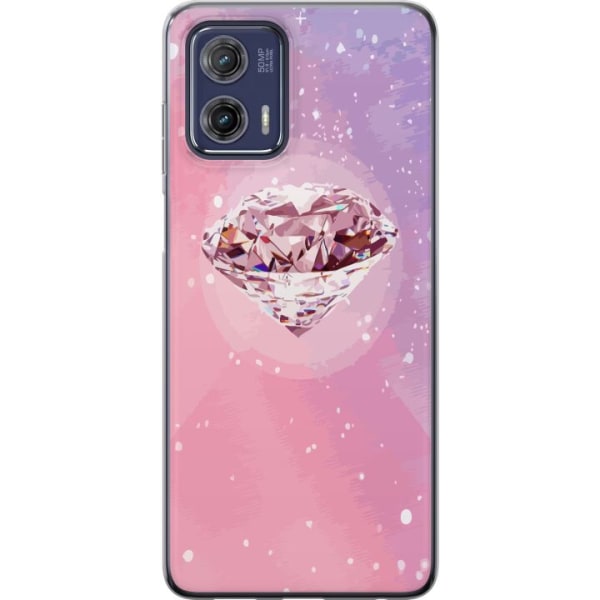 Motorola Moto G73 Gennemsigtig cover Glitter Diamant
