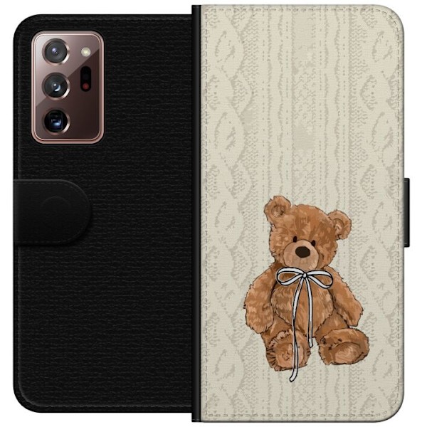 Samsung Galaxy Note20 Ultra Lommeboketui Liten Bamse – klassisk bamse i enkel design