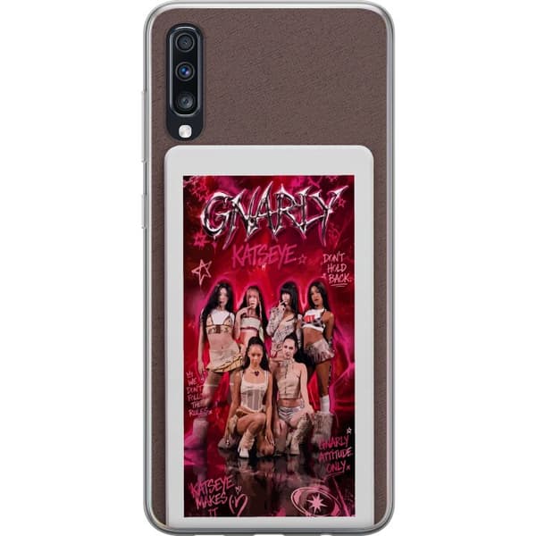 Kompatibelt Mobildeksel til Samsung Galaxy A70 KATSEYE rosa