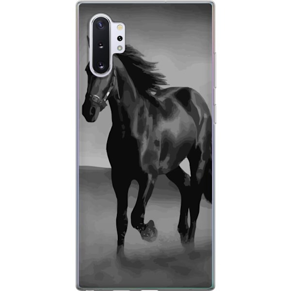 Samsung Galaxy Note10+ Genomskinligt Skal Dark Horse