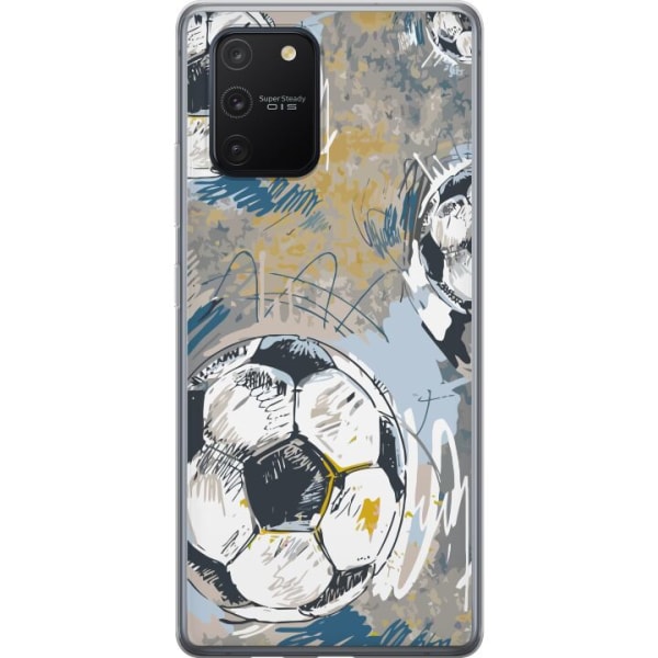 Samsung Galaxy S10 Lite Gennemsigtig cover Fodbold