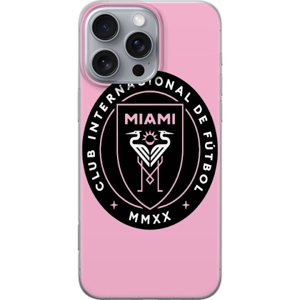 Apple iPhone 16 Pro Max Gennemsigtig cover Inter Miami CF