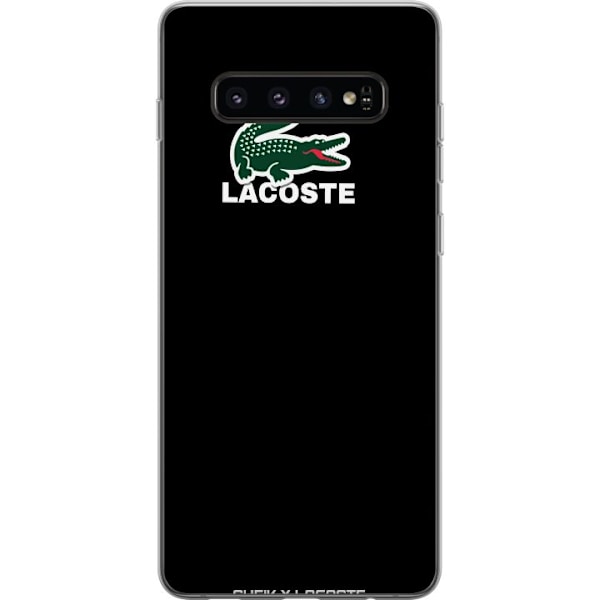 Samsung Galaxy S10 Genomskinligt Skal Lacoste