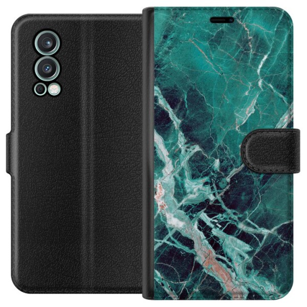 OnePlus Nord 2 5G Lommeboketui Marmor