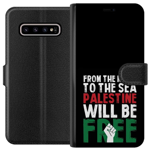 Samsung Galaxy S10+ Lommeboketui Fri Palestina