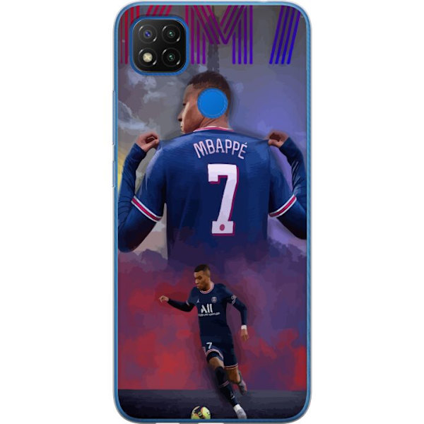 Xiaomi Redmi 9C NFC Läpinäkyvä kuori MAP Jalkapallo Design Graafinen Kuviointi Moderni Urheiluaihe Trendikäs Jalkapallo Suosittu Graafinen Tyyli M