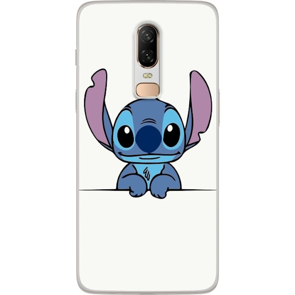 OnePlus 6 Genomskinligt Skal Stitch