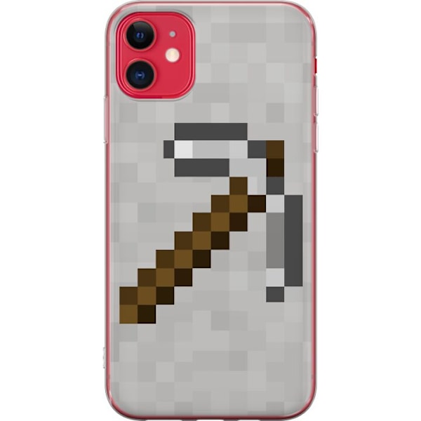 Apple iPhone 11 Genomskinligt Skal Minecraft Tools