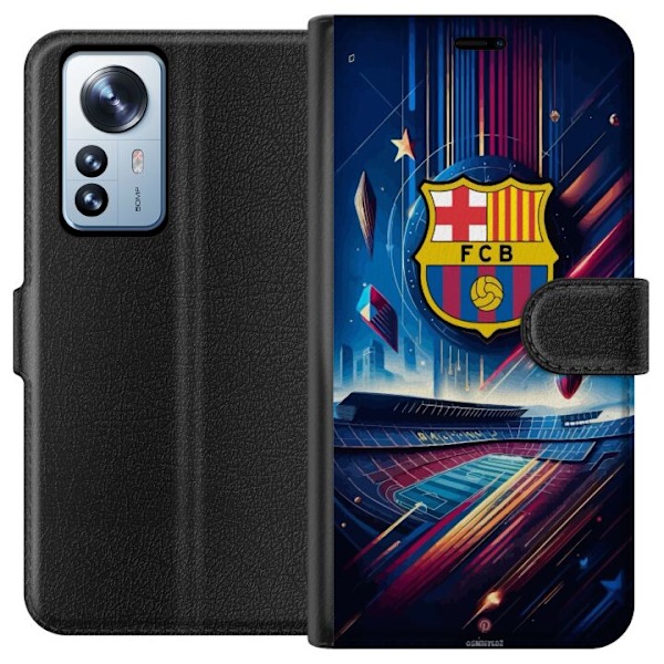 Xiaomi 12 Pro Tegnebogsetui FC Barcelona