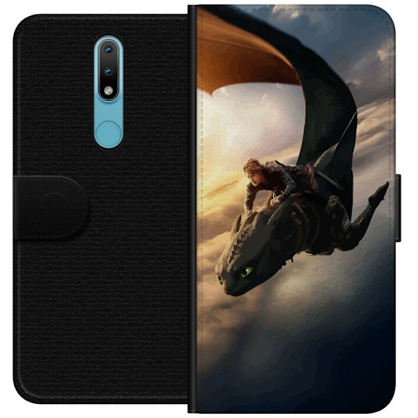 Nokia 2.4 Tegnebogsetui Drage Træner