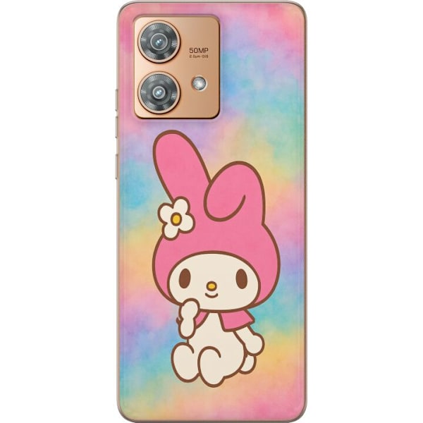 Motorola Edge 40 Neo Läpinäkyvä kuori Kawaii Sanrio My Melo