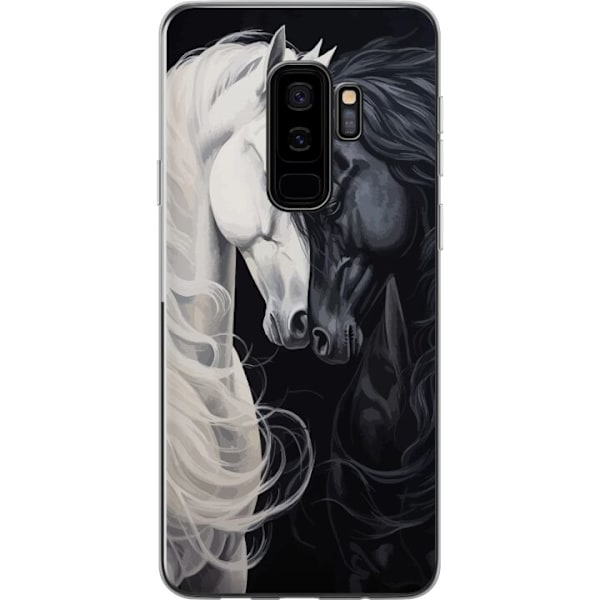 Samsung Galaxy S9+ Gennemsigtig cover Hesten i kærlighed