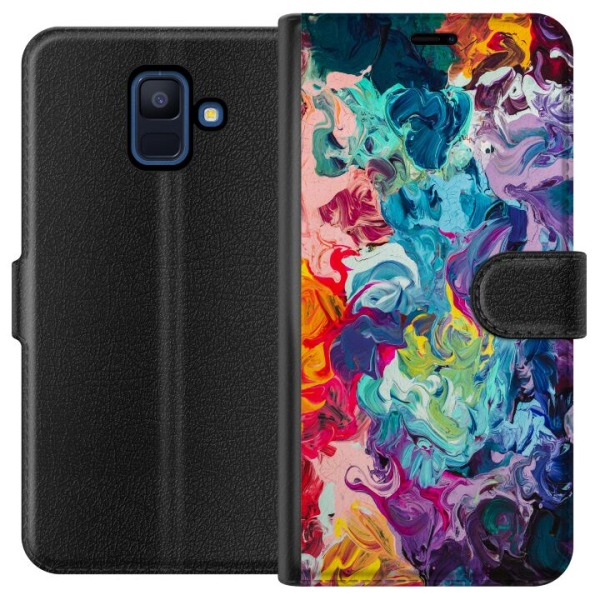 Samsung Galaxy A6 (2018) Plånboksfodral Wild Colours
