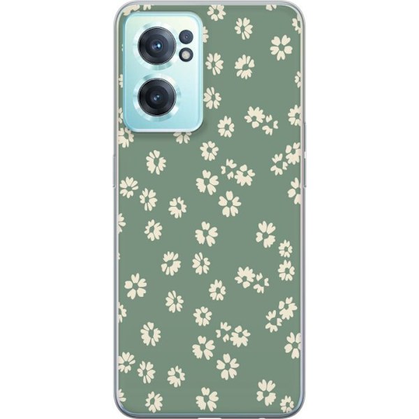 OnePlus Nord CE 2 5G Genomskinligt Skal Blomsterdröm – färgglatt blommönster