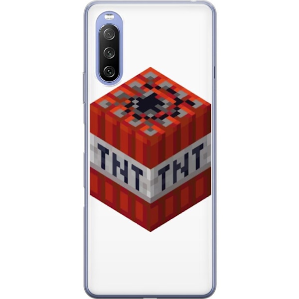 Sony Xperia 10 III Lite Gjennomsiktig deksel Minecraft TNT