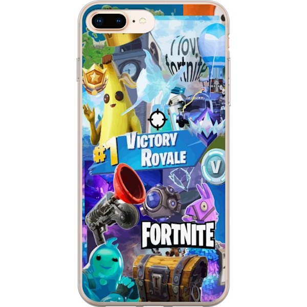 Apple iPhone 8 Plus Gjennomsiktig deksel Fortnite