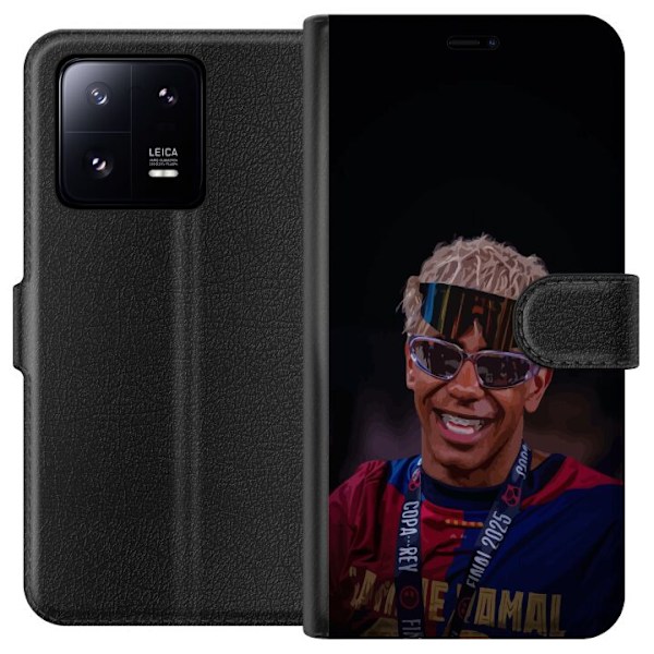 Xiaomi 13 Pro Tegnebogsetui Lamine Yamal mobiltaske i elegant sportsdesign