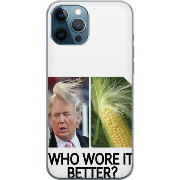 Apple iPhone 12 Pro Gennemsigtig cover Trump