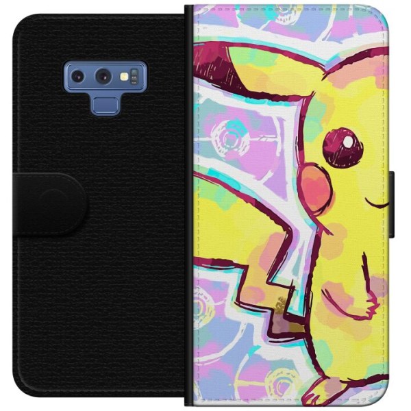Samsung Galaxy Note9 Lompakkokotelo Pikachu 3D